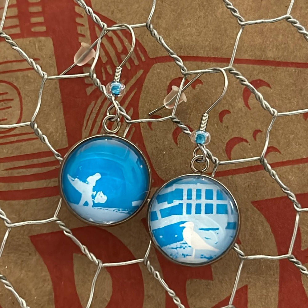 Trader Joe’s earrings 18mm surfer